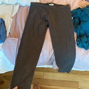 Gray hardtail leggings